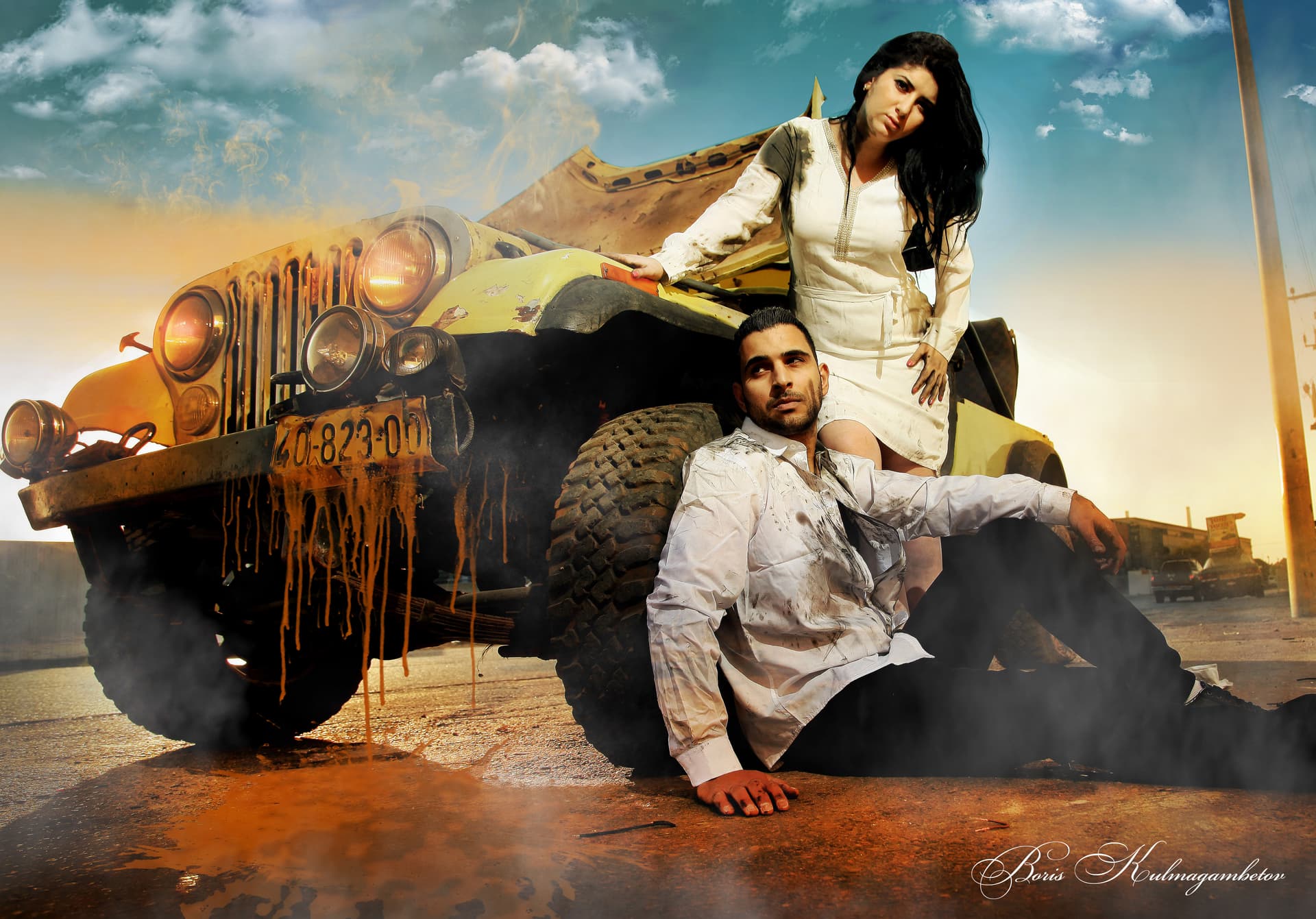 Love story photography session in natural light