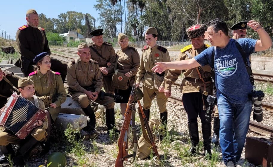 Photography school outdoor lesson